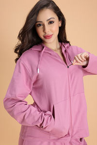 Zivame Knit Cotton Hoodie - Polignac — thumbnail 7
