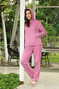 Zivame Knit Cotton Loungewear Set - Polignac — thumbnail 2