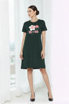 Zivame Knit Cotton Knee Length Nightdress - Mountain View — thumbnail 2