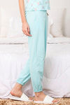 Zivame Crazy Farm Knit Cotton Pyjama- Blue — thumbnail 4