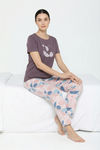 Zivame Knit Cotton Pyjama Set - Shiftingsan — thumbnail 5
