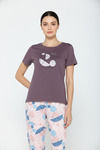 Zivame Knit Cotton Pyjama Set - Shiftingsan — thumbnail 6