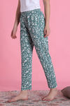 Zivame Knit Cotton Sleep Pyjama - Blue Surf — thumbnail 2