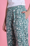 Zivame Knit Cotton Sleep Pyjama - Blue Surf — thumbnail 5