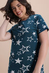 Zivame Knit Cotton Mid Length Nightdress - Mountain View — thumbnail 1
