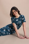 Zivame Knit Cotton Mid Length Nightdress - Mountain View — thumbnail 5