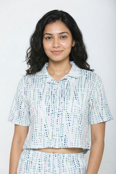 Zivame Knit Cotton Pyjama Set - Nimbus Cloud — image 6