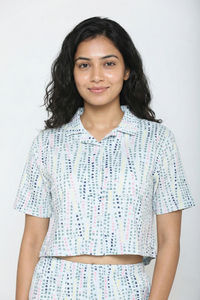 Zivame Knit Cotton Pyjama Set - Nimbus Cloud — thumbnail 6