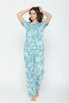 Zivame Knit Cotton Loungewear Set - Anthracite — thumbnail 1