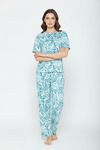 Zivame Knit Cotton Loungewear Set - Anthracite — thumbnail 2