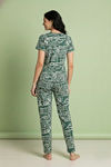 Zivame Knit Cotton Loungewear Set - Black Forest — thumbnail 3