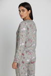 Zivame Knit Poly Pyjama Set - Agave Green — thumbnail 2