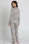 Zivame Knit Poly Pyjama Set - Agave Green — thumbnail 3