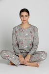 Zivame Knit Poly Pyjama Set - Agave Green — thumbnail 5