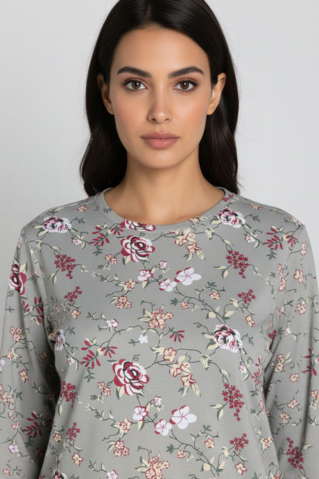 Zivame Knit Poly Pyjama Set - Agave Green — image 6