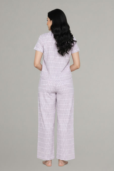 Zivame Woven Pyjama Set - Chalk Pink — image 3
