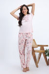Zivame Knit Cotton Pyjama Set - Pearl — thumbnail 2