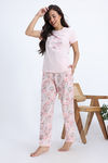 Zivame Knit Cotton Pyjama Set - Pearl — thumbnail 3
