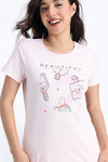 Zivame Knit Cotton Pyjama Set - Pearl — thumbnail 5
