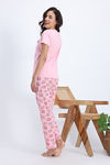 Zivame Knit Cotton Pyjama Set - Tickled Pink — thumbnail 3