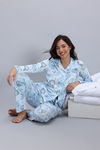 Zivame Knit Cotton Pyjama Set - Ice Melt — thumbnail 4