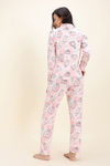 Zivame Knit Cotton Pyjama Set - Pearl — thumbnail 3
