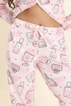 Zivame Knit Cotton Pyjama Set - Pearl — thumbnail 7