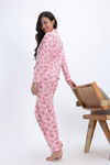 Zivame Knit Cotton Pyjama Set - Tickled Pink — thumbnail 3