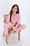 Zivame Knit Cotton Pyjama Set - Tickled Pink — thumbnail 4