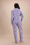 Zivame Knit Cotton Pyjama Set - Wisteria — thumbnail 3