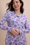 Zivame Knit Cotton Pyjama Set - Wisteria — thumbnail 5