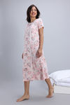 Zivame Knit Cotton Mid Length Nightwear - Pearl — thumbnail 2