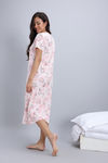 Zivame Knit Cotton Mid Length Nightwear - Pearl — thumbnail 3