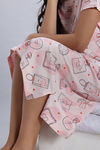 Zivame Knit Cotton Mid Length Nightwear - Pearl — thumbnail 6