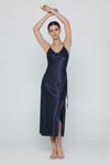 Zivame Satin Sleep Dress - Blue — thumbnail 6