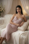 Zivame Satin Sleep Dress - Mauve — thumbnail 1
