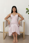Zivame Satin Sleep Dress - Mauve — thumbnail 5