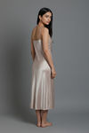 Zivame Satin Sleep Dress - Silver — thumbnail 5