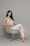 Zivame Satin Pyjama Set - Gold — thumbnail 6