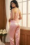 Zivame Satin Pyjama Set - Pink — thumbnail 1