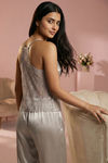 Zivame Satin Pyjama Set - Silver — thumbnail 1