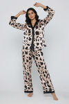 Zivame Satin Loungewear Set - Peach Tree — thumbnail 5