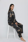 Zivame Satin Loungewear Set - Pink Leopard — thumbnail 5