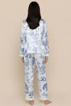 Zivame Satin Loungewear Set - White Tree — thumbnail 4