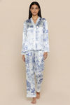 Zivame Satin Loungewear Set - White Tree — thumbnail 6