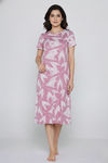 Zivame Knit Cotton Sleep Dress - Polignac — thumbnail 2