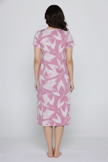 Zivame Knit Cotton Sleep Dress - Polignac — image 3