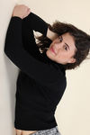 Zivame Retro Peek Full Sleeve Sweater - Black — thumbnail 4