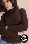 Zivame Retro Peek Full Sleeve Sweater - Brown — thumbnail 1