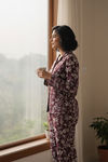 Zivame Farm Lore Knit Cotton Pyjama Set - Fig — thumbnail 5